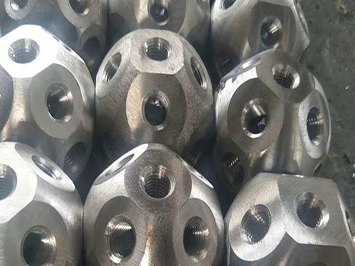 兴城螺栓球网架杆件制作